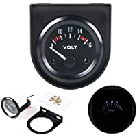 Ulofpc Herramienta de modificación del tablero de instrumentos del voltímetro del coche 12V Voltímetro mecánico…